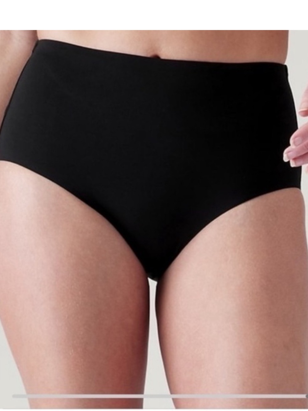 Athleta High-Waist Bikini Bottoms - Black